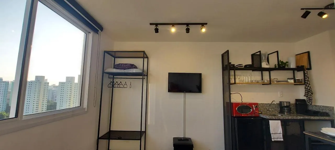 아파트 Studio - O Seu Melhor Lugar No Bras 200 Mts Metro 상파울루