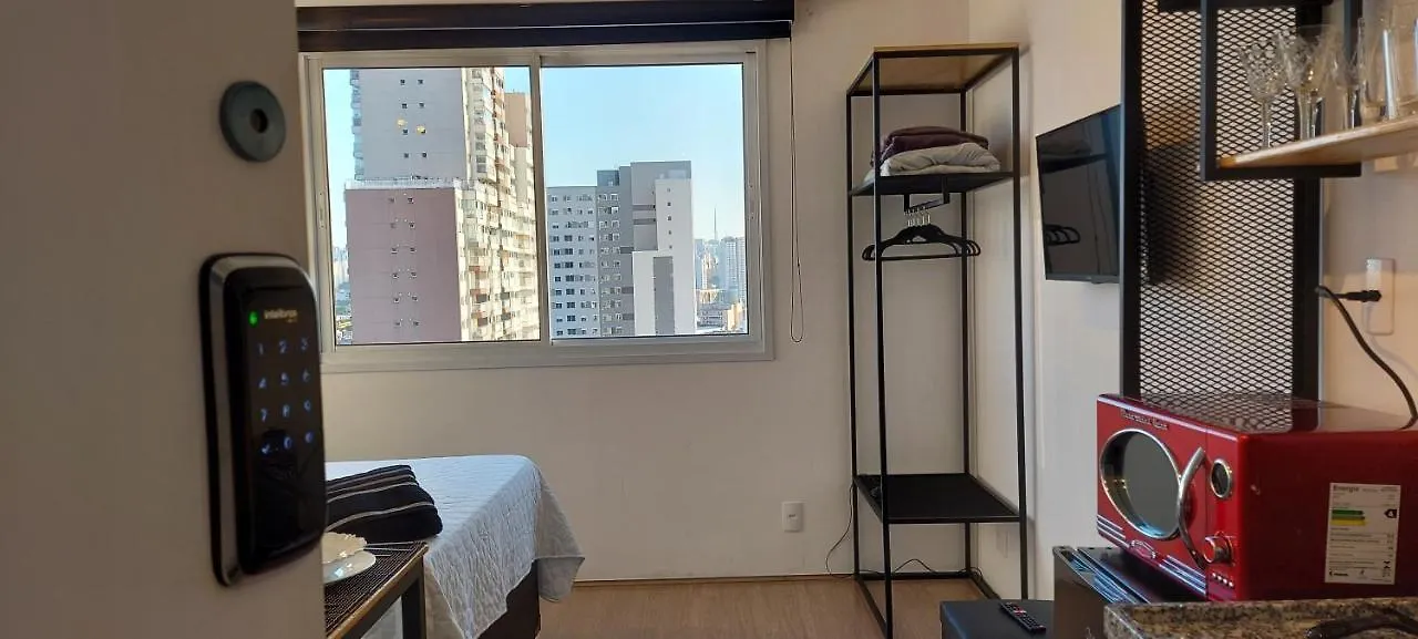 Studio - O Seu Melhor Lugar No Bras 200 Mts Metro 상파울루